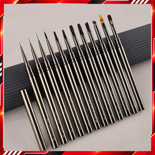 Set pennelli nail art manico - pennelli,