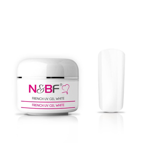 French nails gel white - nails,
