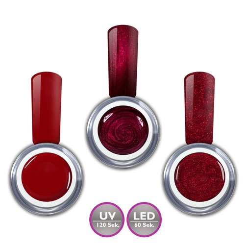 Set gel colorante rosso - set,