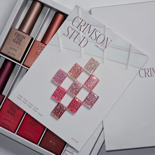 From the nail crimson - from, gel