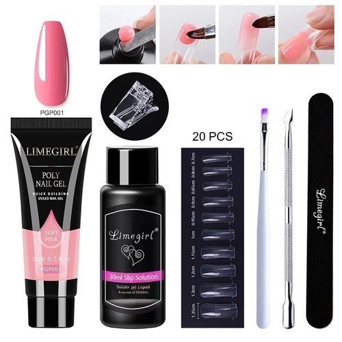 Poly nail gel extension kit - extension,