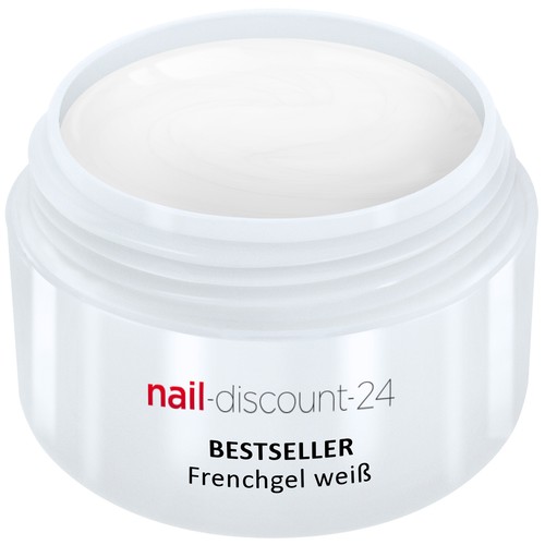 Color gel french bianco - gel, french-gel