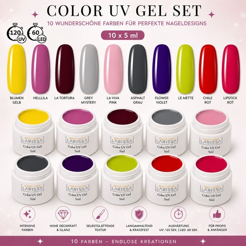 Color gel set colori da - uv,