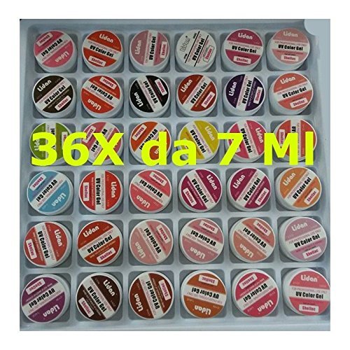 Gel 7ml uv - 36, colorati