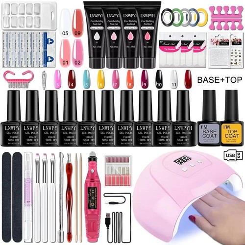 Kit smalto gel lampada unghie - lampada,