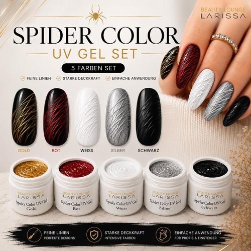 Spider gel set colori - set,