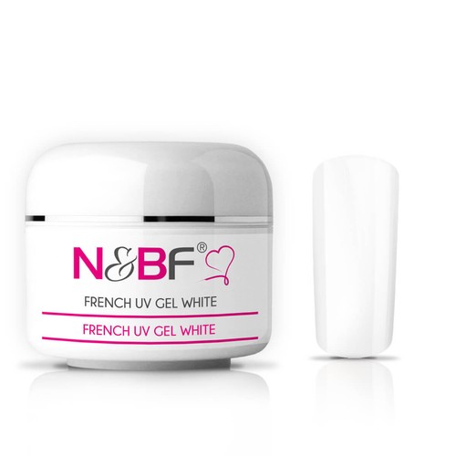 French nails gel white - nails,